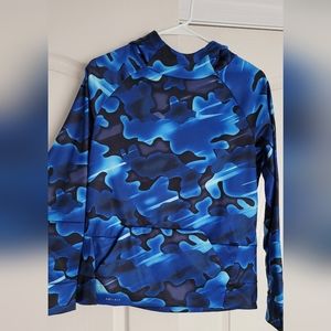 Boy's Blue Nike Dri-Fit Sweatshirt Hoodie Size XL